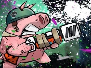 Piggy Soldier Super Adventure Online Game