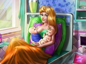 Sleepy Princess Twins Birth Online Game