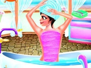 Beach Back Spa Salon Online Game