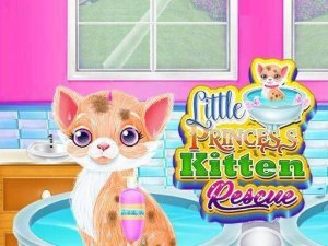 Little Princess Kitten Rescue: Pet Care & Makeover Game