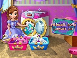 Young Princess Laundry Day Online Game