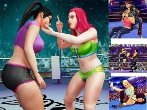 Women Wrestling Fight Revolution Fighting Game